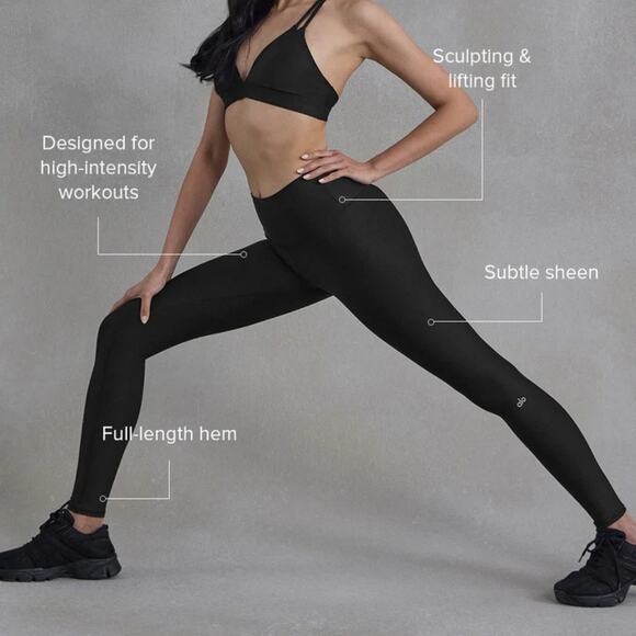Alo Yoga High-Waist Airlift Legging 🖤 XXS NWT | Sculpting Yoga & Activewear - Picture 6 of 6